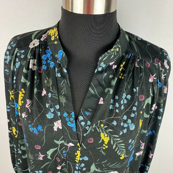 Anna Glover x H&M Peasant Top Womens XS Floral Oversized - Picture 4 of 12